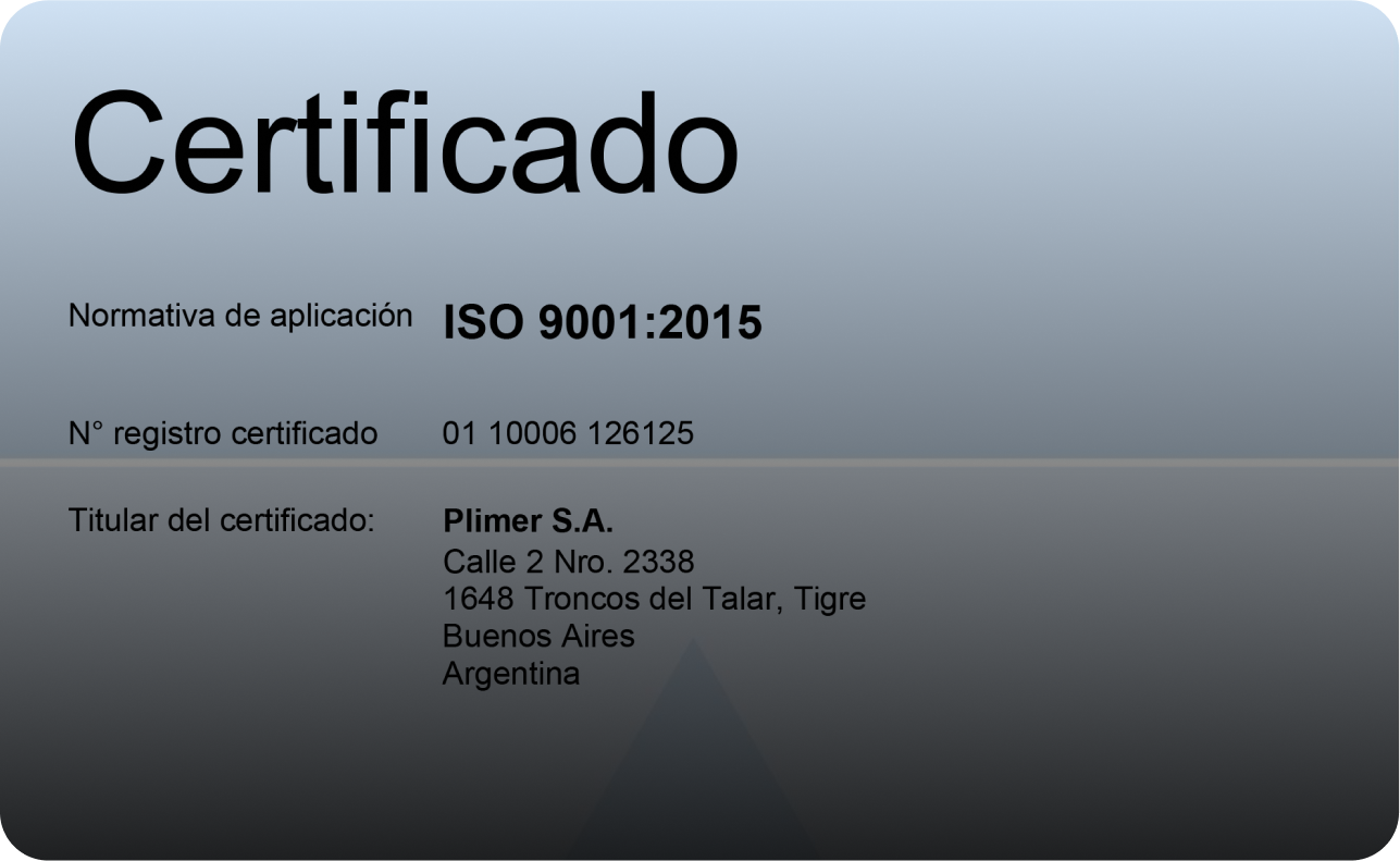 Certificado ISO